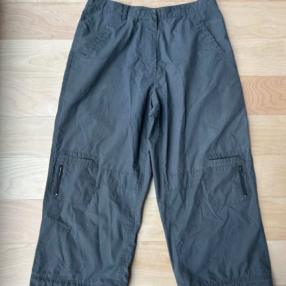 KHAKI/GREY CARGO PANTS - Picture 4 of 6